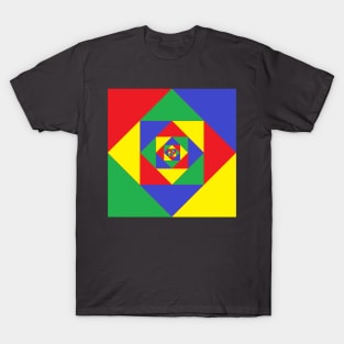 3D Printing red blue green yellow artwork T-Shirt